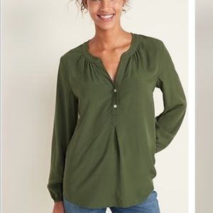 Old Navy Relaxed Popover Blouse SZ 2XL
